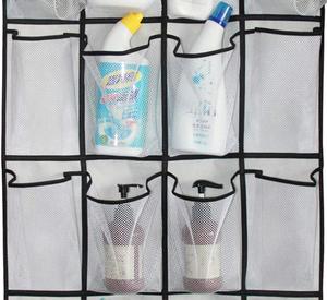 Kapı ayakkabı organizatörü kumaş cep dolap aksesuar depolama asılı ayakkabı askısı 24 büyük örgü cepler - Product Image 5