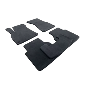 Ensemble de luxe complet de 5 tapis de sol de <span class=keywords><strong>voiture</strong></span> en laine de 20 mm, style professionnel, imperméables et anti-poussière, personnalisables, marque OEM, Série 2 - Product Image 2