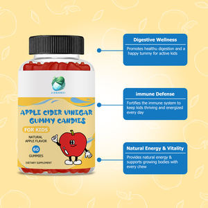 Permen Kunyah Cuka Apel OEM Khusus dengan <span class=keywords><strong>Vitamin</strong></span> B6 dan Akar Bit untuk Metabolisme Sehat dan Pengaturan Berat Badan untuk Anak-Anak - Product Image 2