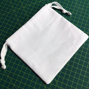 Bolsas de joyería pequeñas con cordón de sarga de algodón con logotipo personalizado para promoción de regalos de vacaciones - Product Image 2