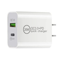Chargeur USB de haute qualité PD 20W, double port, charge rapide pour téléphone portable et écouteurs, 5V 3A QC3.0, adaptateur australien SAA