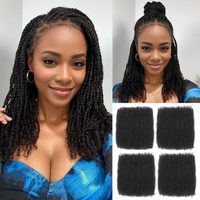 Cheveux en vrac 4C pas chers d'usine, 12-22 pouces, cheveux humains vierges bruts non traités, afro crépus bouclés, extensions de cheveux pour tresses et dreadlocks