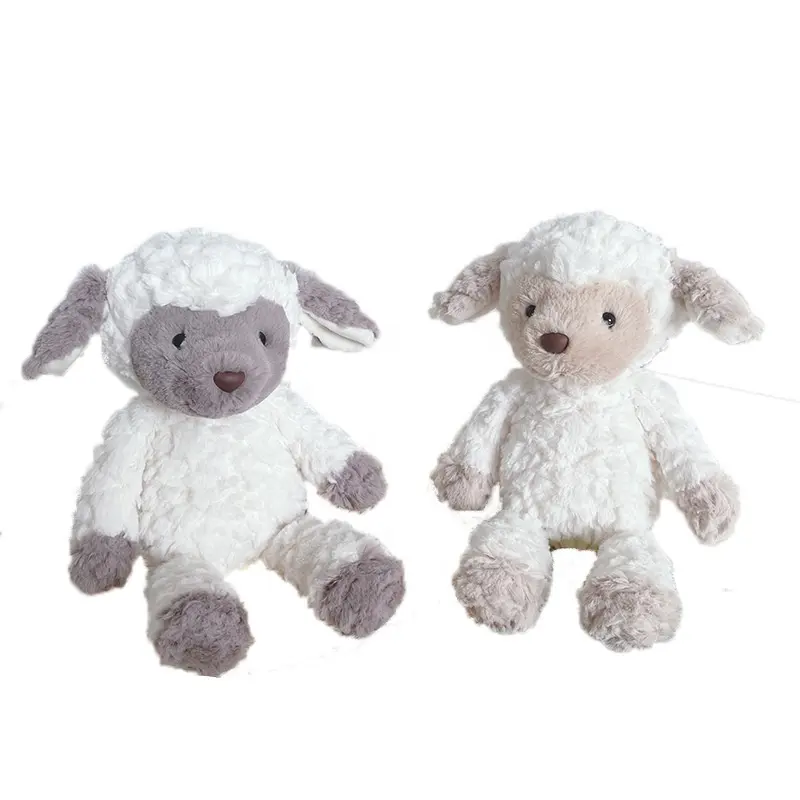 DL61431, оптовая продажа, плюшевая овечья игрушка, милая кукла ягненка, спальная Подушка, плюшевая игрушка, мягкая Толстая овца, мягкие игрушки животных