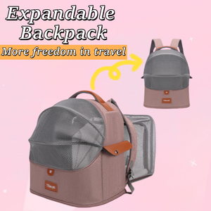 Mochila DE VIAJE PARA GATOS transpirable expandible - Product Image 5