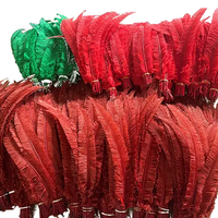 50cm Plume Rouge En Vrac Nandu Plumes D'autruche pour Fête Maison De Mariage Vase Décor DIY Artisanat Floral Chapeau Chapellerie Chapeaux Accessoire