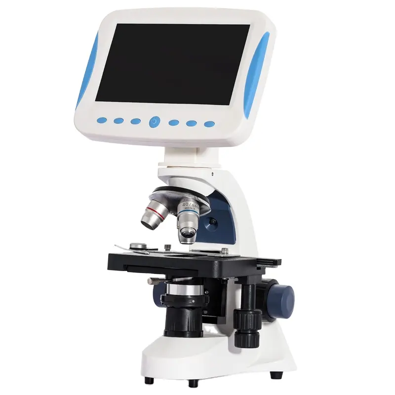 7インチLCDスクリーンを備えた実験用化合物生物学的BL-2208双眼顕微鏡光学顕微鏡