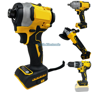 Conjunto <span class=keywords><strong>de</strong></span> Herramientas Eléctricas Inalámbricas para Satisfacer Diversas Exigencias Laborales: Amoladora Angular, Destornillador, Llave <span class=keywords><strong>de</strong></span> Impacto y Taladro <span class=keywords><strong>de</strong></span> Impacto <span class=keywords><strong>de</strong></span> 20V - Product Image 4