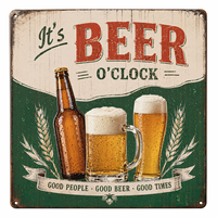 Nouvelles Plaques Murales Décoratives Rétro Personnalisées 2026 – Panneaux Métalliques Vintage en Forme de Bouteilles de Bière pour Décoration de Bar, Pub, Club ou Maison (Man Cave)