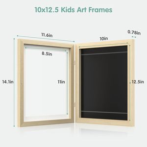 Wholesale Hot Sale Elegant <b>Black</b> Magnetic Flip <b>Photo</b> <b>Frame</b> Box-A4 Framed Wall Art Gift & Home Decoration for Children'S Gift - Product Image 4