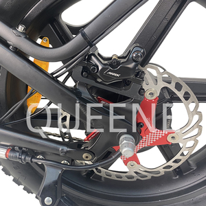 QUEENE haute puissance longue portée suspension complète neige tout-terrain <span class=keywords><strong>20</strong></span> <span class=keywords><strong>pouces</strong></span> roue vélo électrique gros VTT - Product Image 4