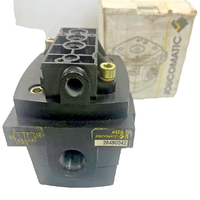 Joucomatic 2849042 Poppet pneumatique 3/2 NC G3/8 avec base de montage, neuf, original, pour systèmes PLC de contrôle programmable d'automatisation industrielle