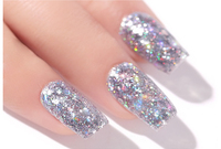 Produits professionnels pour salon de manucure, vernis à ongles en gel, matière première, échantillons gratuits, poudre de paillettes acrylique, gel UV pour ongles