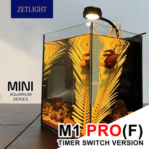 Lámpara LED para Acuario Zetlight <span class=keywords><strong>M1</strong></span> <span class=keywords><strong>PRO</strong></span> de 6 W, Luz Nano de Espectro Completo para Acuarios de Agua Dulce con Plantas y Peceras Pequeñas - Product Image 1