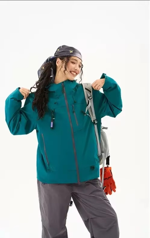 Forro desmontable unisex verde hada tres en uno