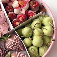 Individuell Bedruckte Logo-Schachteln für Süßigkeiten, Schokolade und Erdbeeren, Starre Zylindrische Geschenkboxen aus Pappe in Kreisform