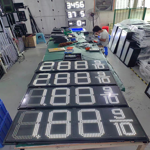 Panneaux d'affichage LED étanches IP65 personnalisables par le fabricant, panneaux LED pour stations-service - Product Image 3