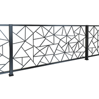 Rampe de balcon en alliage d'aluminium Rampe d'escalier Décoration Simple Moderne Appartement Durable Installation Facile Intérieur Extérieur 5