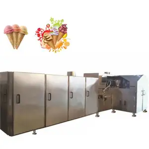 Industrial Electric Wafer Biscuit Making Used Automatic Ice Cream Cone Sleeve Machine