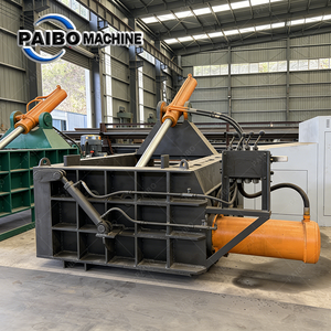 Presse à balles métalliques polyvalente de 160 tonnes pour tous les déchets non ferreux, conception horizontale peu encombrante, 400*400mm 500*500mm - Product Image 1