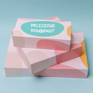 Оптовая продажа из Китая: Экологичные подарочные коробки для выпечки и пончиков из переработанных материалов с матовой ламинацией, для <span class=keywords><strong>2</strong></span>, 4, 6 штук. - Product Image 5