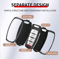 Étui de protection pour clé de voiture en alliage galvanisé pour Great Wall Haval H6/Dargo/Jolion 2022 H7/H4/H9/F5/F7/F7X/F7H/H2S/GMW OLIVER Accessoires