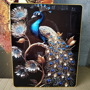 Nhà máy trực tiếp bán buôn của Hindu vị thần Chân Dung Tôn Giáo bức tranh vải handmade kim cương pha lê bức tranh tường trang trí nội thất - Product Image 2