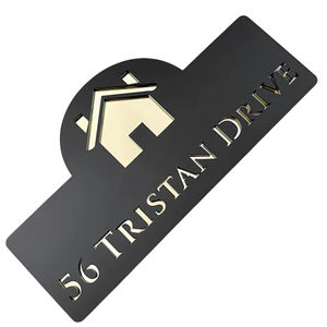 Targhetta per indirizzo in acrilico con taglio Laser 2D plat Lucite porta porta porta porta porta con segno di segno - Product Image 5