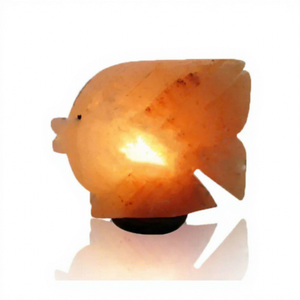 Lámpara de Sal del Himalaya Auténtica, Lámpara de Sal de Cristal del Himalaya, Lámpara de Sal del Himalaya con Luz Suave - Product Image 1