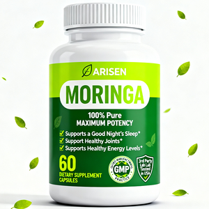 Cápsulas de Moringa OEM, Polvo de Moringa Puro, Energía, Salud de la Piel, Inmunidad y Salud Intestinal, Superalimento Rico en Antioxidantes, Vitaminas y <span class=keywords><strong>Amino</strong></span>ácidos - Product Image 1