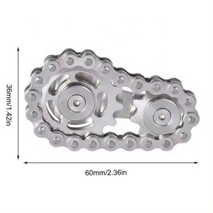 Giá bán buôn new phổ biến chuỗi xích bánh đà fingertip gyro gear <span class=keywords><strong>edc</strong></span> kim loại bay thần tài <span class=keywords><strong>spinner</strong></span> đồ chơi - Product Image 4