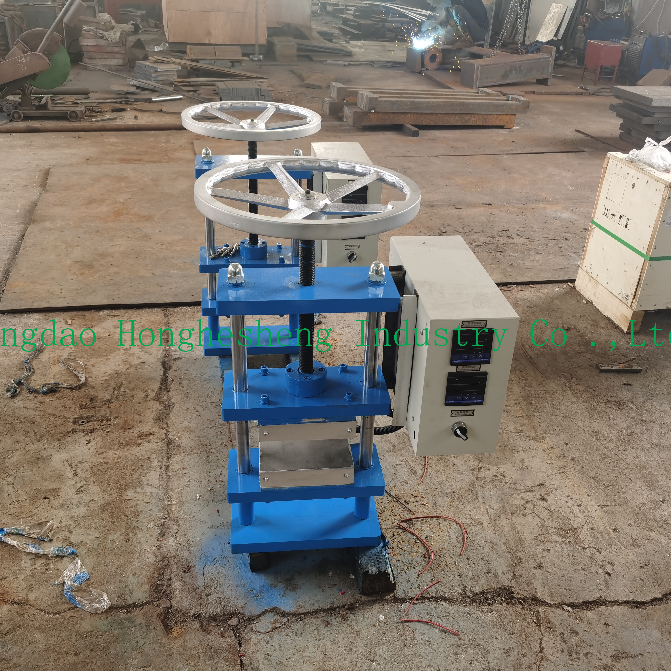 Oring Oil Seal mono seal Screw Type Vulcanizing Press Machine