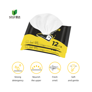 Hộ Gia Đình Nhà Máy Làm Sạch Khăn Ướt Mô Sneaker Giày Làm Sạch Khăn Lau Ướt Khăn Lau - Product Image 4