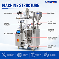 Machine d'emballage VFFS pour sachets de sauce, purée, lait de soja, ketchup, gelée de fruits, et produits surgelés (freeze pop)