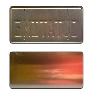 Placa de vehículo de decoración reflectante de tamaño americano Premium de fábrica, placa de matrícula de estampado en caliente, placa de matrícula novedosa - Product Image 3