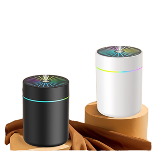 Humidificateur d'<span class=keywords><strong>air</strong></span> portable mini à brume fraîche avec fonction d'aromathérapie, alimenté par USB, en plastique, pour chambre, voiture, bureau, extérieur, hôtel - Product Image 2