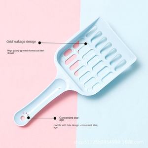 Herramienta Duradera de Plástico para la Eliminación de Desechos de Mascotas, Pala para Arena de Gato de Tofu con Diseño Resistente a Caídas, Recogedor de Excrementos - Product Image 2