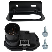 Connecteur de remorque OE 9U5Z-14489-MAA compatible avec les camionnettes Ford série F, remplacement de la prise de remorquage, pièces électriques automobiles en vrac