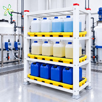 Étagères de stockage légères en PRV pour atelier de pièces détachées sur mesure, entrepôt MRO, rayonnage de stockage en PRV