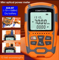 OPM Handheld Mini Fiber Optical Power Meter Probador de cable de fibra óptica-70 + 10 or -50 + 26