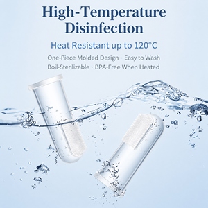 Cepillo de Dientes de Silicona Suave para Bebés, para la Dentición y el Cuidado Bucal - Product Image 4