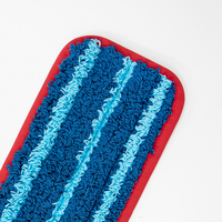 Tampons de nettoyage absorbants en microfibre pour balai plat, têtes de balai de rechange réutilisables avec manche en aluminium pour le nettoyage des sols
