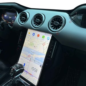 Radio de coche de 14,4 pulgadas para <span class=keywords><strong>Ford</strong></span> <span class=keywords><strong>Mustang</strong></span> 2015 2016 2017-2022 Android 13 unidad principal GPS navegación GPS reproductor Multimedia Auto Radio - Product Image 2