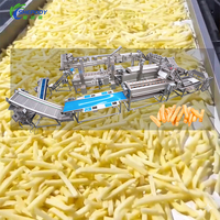 Shepody volautomatische industriële productielijn voor diepvriesfrieten, machine voor het maken van verse cassave- en aardappelchips, prijs