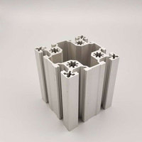 Profilé d'extrusion en aluminium de type T 9090, norme européenne, anodisé argenté, rail de guidage linéaire pour imprimante 3D et CNC DIY