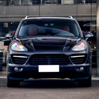 Couvercle de lentille en verre en plastique transparent de phare indélébile de thermostabilité professionnelle pour Porsche Cayenne 2011