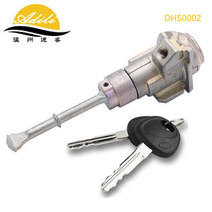 Adili Door Handle <b>Lock</b> Cylinder DHS0002 Zinc Alloy 2 <b>Keys</b> Grey - Product Image 1