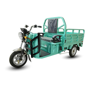 Vélo cargo électrique HLD à <span class=keywords><strong>2</strong></span> places avec grande capacité de chargement, idéal pour le transport de marchandises et tricycle de transport de marchandises à plateau ouvert - Product Image 1