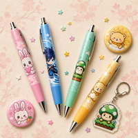 Stylo bille personnalisé imprimé anime, OEM, transfert thermique couleur, personnage Kawaii, stylo promotionnel pour merchandising anime