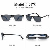 Montures de lunettes optiques en gros avec lunettes de soleil détachables et verres solaires polarisés – Ensemble de montures de lunettes