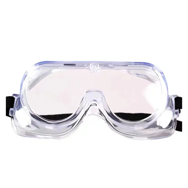 Kacamata karet lembut pabrikan kualitas tinggi kacamata penyegel tahan angin transparan tahan angin